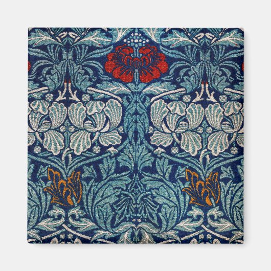 Aimant Tulip et Rose, William Morris (Devant)