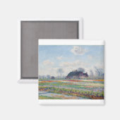 Aimant Tulip Fields at Sassenheim par Claude Monet (Recto/Verso)