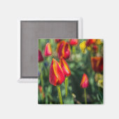 Aimant Tulip Garden Texté (Recto/Verso)