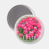 Aimant Tulipe (Recto/Verso)