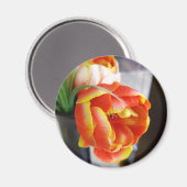 Aimant Tulipe de soie (Recto/Verso)