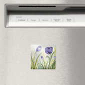 Aimant Tulipes à ressort pourpre (In Situ (Lave-vaisselle))