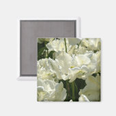 Aimant Tulipes blanches (Recto/Verso)