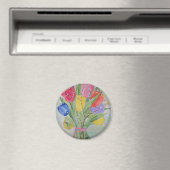 Aimant Tulipes couleur magnétique (In Situ (Lave-vaisselle))