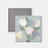 Aimant Tulipes françaises (Recto/Verso)
