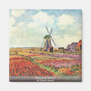 Aimant Tulips De Hollande Par Claude Monet