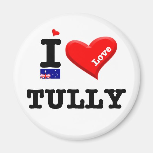 Aimant TULLY - J'aime (Devant)