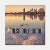 Aimant Tulsa Oklahoma Skyline (Devant)