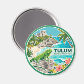 Aimant Tulum Mexique (Recto/Verso)