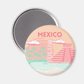 Aimant Tulum, Mexique, Art Voyage (Recto/Verso)