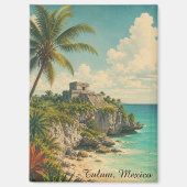 Aimant Tulum Mexique Vintage (Recto)