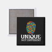 Aimant Tunique pas différent autisme sensibilisation homm (Recto/Verso)