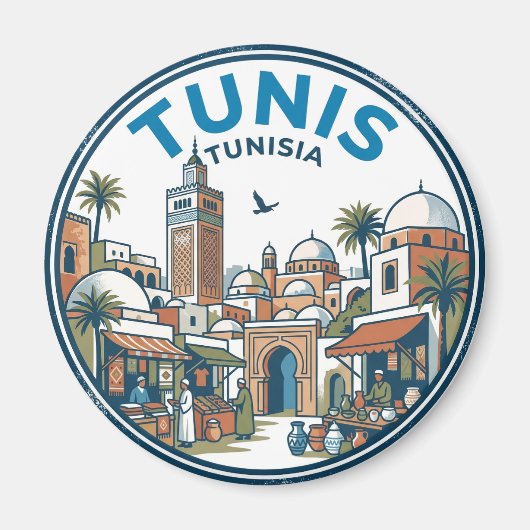 Aimant Tunis Tunisie (Devant)