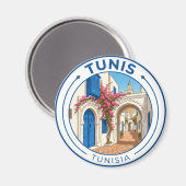 Aimant Tunis vintage Tunisie (Recto/Verso)