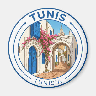Aimant Tunis vintage Tunisie