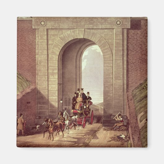 Aimant Tunnel Highgate, gravé par George Hunt, vers 1830 (Devant)