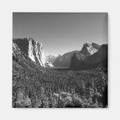 Aimant Tunnel View Yosemite Valley Photographie noir et b (Devant)