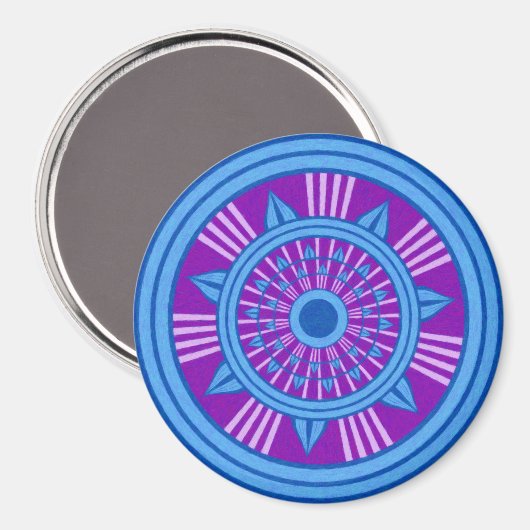 Aimant Tunnel Vision Mandala (Recto/Verso)