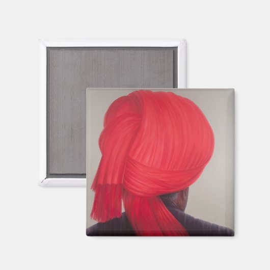 Aimant Turban rouge 2012 (Recto/Verso)