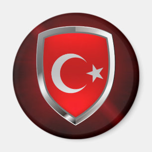 Aimant Turkey  Metallic Emblem