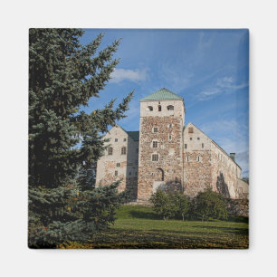 Aimant Turku, Finlande, ancien château de Turun Linna, un