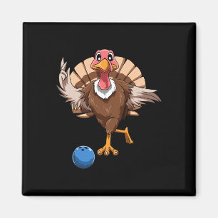 Aimant Turquie Bowling Thanksgiving Turquie Jouer Bowling