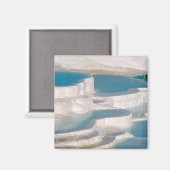 Aimant Turquie, Château de Coton de Pamukkale). (Recto/Verso)