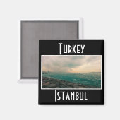 Aimant Turquie Istanbul Cityscape Bosphore Vue (Recto/Verso)