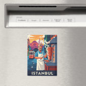 Aimant Turquie Istanbul Kebab Vendeur rue (In Situ (Lave-vaisselle))