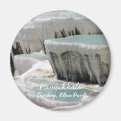 Aimant Turquie, Pamukkale, Pools romains (aimant) (Devant)