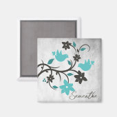 Aimant turquoise (Recto/Verso)