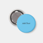 Aimant Turquoise Ajouter un Modèle personnalisé de texte (Recto/Verso)