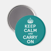 Aimant Turquoise Calme et marche (Recto/Verso)