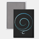 Aimant Turquoise Gratitude (Recto/Verso)