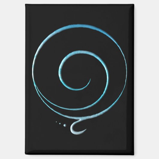 Aimant Turquoise Gratitude (Recto)