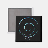 Aimant Turquoise Gratitude (Recto/Verso)