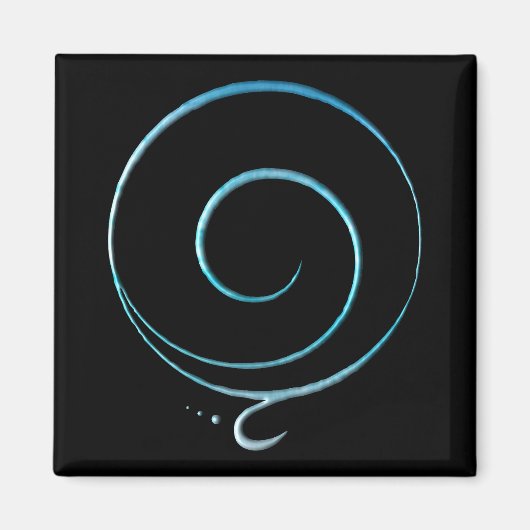 Aimant Turquoise Gratitude (Devant)