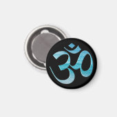 Aimant Turquoise Om (Recto/Verso)
