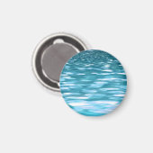 Aimant Turquoise shimmer (Recto/Verso)