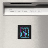 Aimant Turquoise Violet Ruban Suicide Sensibilisation Ind (In Situ (Lave-vaisselle))