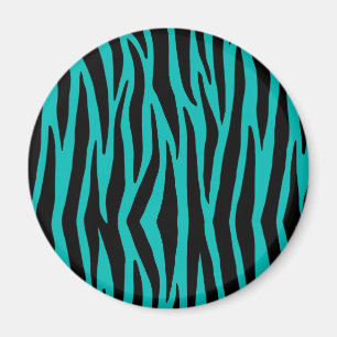 Aimant Turquoise Zebra