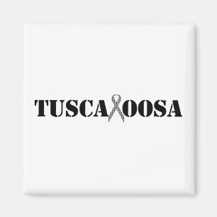 Aimant Tuscaloosa avec le ruban de soutien de