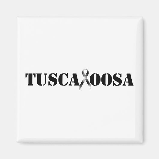 Aimant Tuscaloosa avec ruban de support Houndstooth (Devant)