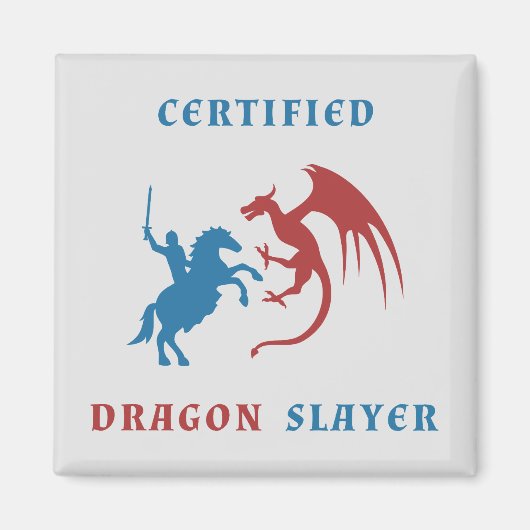 Aimant Tuteur de dragon certifié (Devant)