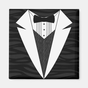 Aimant Tuxedo noir/blanc
