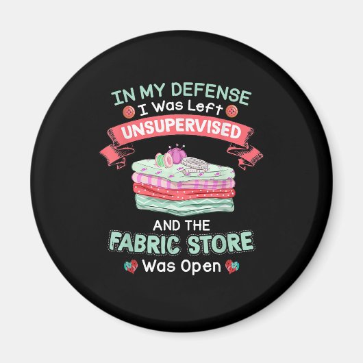 Aimant Tuyaux de tissu de couchage amusants (Devant)