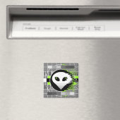 Aimant TV Alien rond (In Situ (Lave-vaisselle))