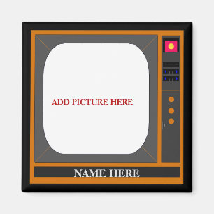 Aimant TV, ordinateur, ajouter le nom et l'image à