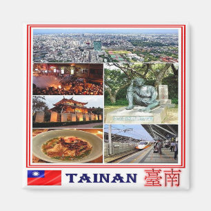 Aimant TW - Taïwan Formosa - Tainan - Mosaïque de colla