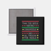 Aimant Twas The Nizzle Before Christmas Hip Hop Rap Gangs (Recto/Verso)